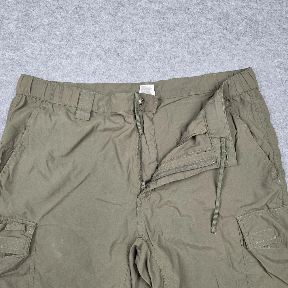 The North Face Shorts‎ Mens Large Green Cargo Hiking Quick Dry Nylon 10 Inch